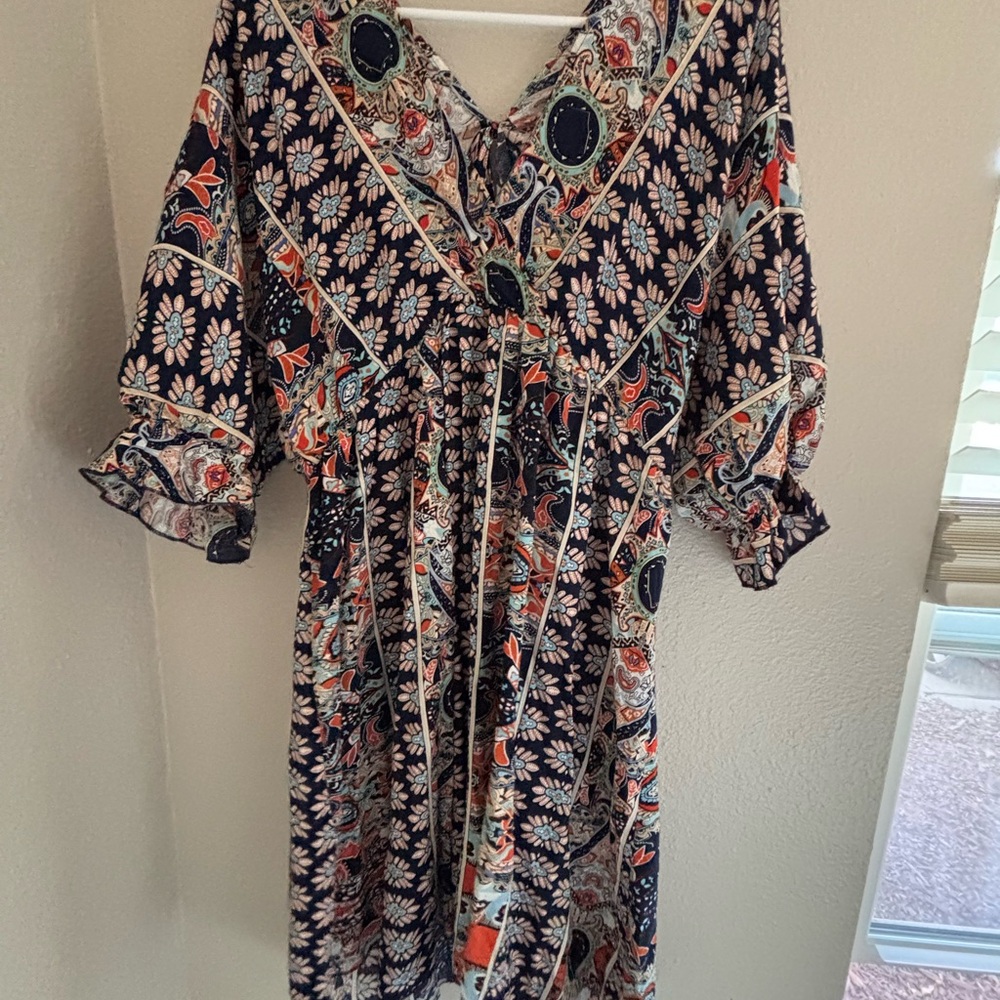 Bohemian Floral Maxi Dress
